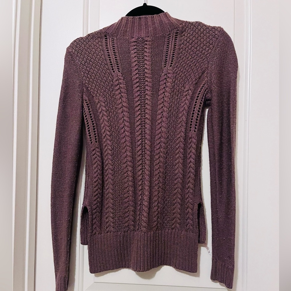 Dynamite Women's Knit Mockneck Sweater - Mauve